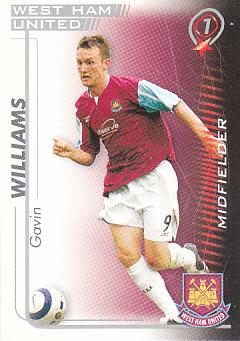 Gavin Williams West Ham United 2005/06 Shoot Out #333